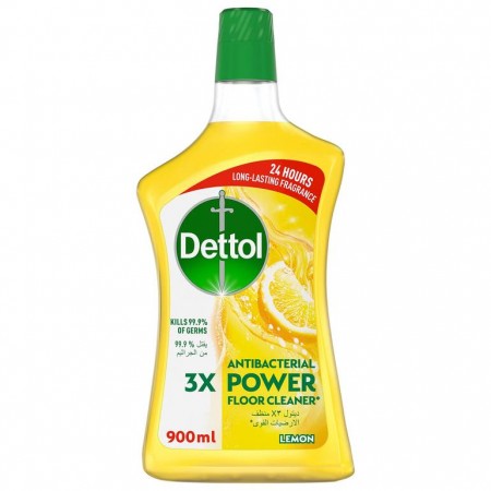 ديتول منظف الأرضيات x 3 أقوى برائحة الليمون 900 مل Dettol